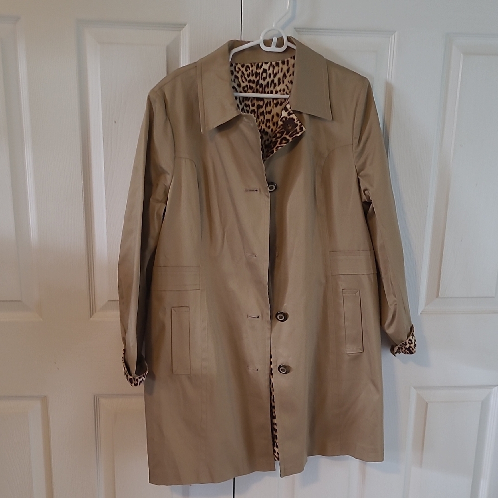 Anne Klein Reversible Trench Coat